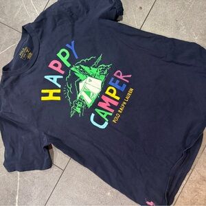Ralph Lauren Navy 'Happy Camper' Tee